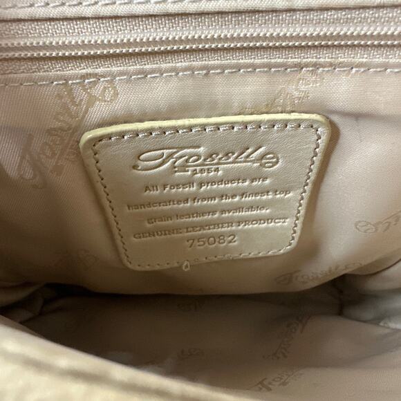 Vintage FOSSIL Beige Crossbody - Picture 8 of 9